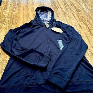 Colorado clothing hoodie navy blue with tie-dye hood.brand new.